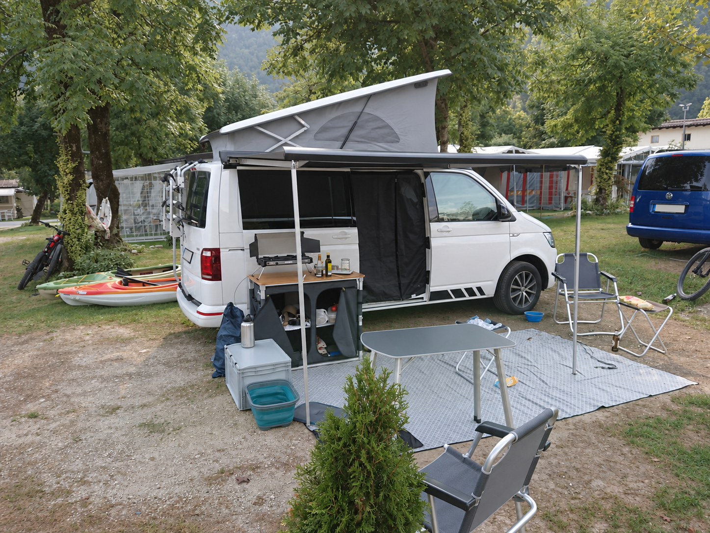 Unser damaliger California am Lago di Ledro.