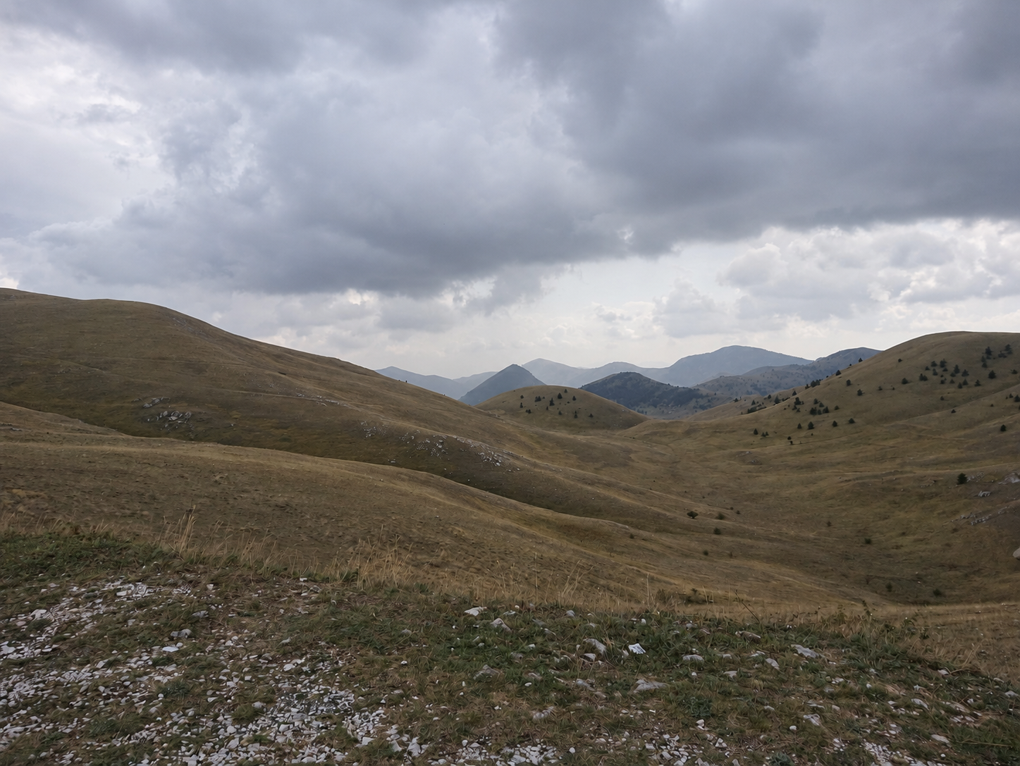Die offenen Bergflächen am Campo Imperatore.