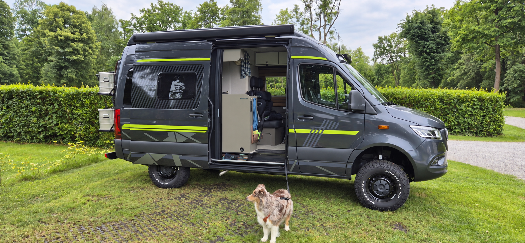 Der HYMER Grand Canyon S CrossOver von VanVenture im Reisealltag